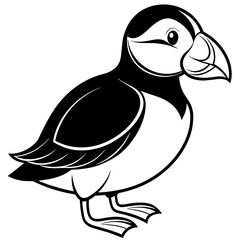 vector illustration of a cartoon bird