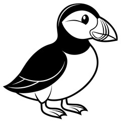 vector illustration of cartoon bird