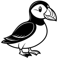 vector illustration of a duck