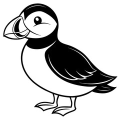 vector illustration of a duck