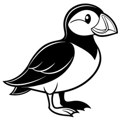 vector illustration of a duck