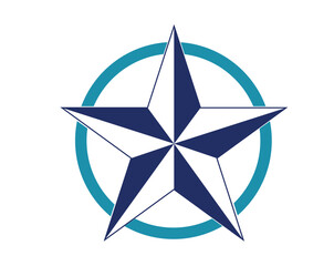 Military Star. Dallas Star. Star icons. Vector symbols star isolated on white background. Design template.
