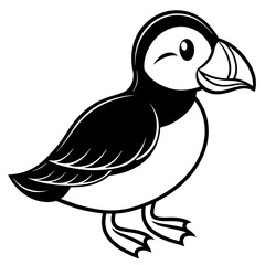 vector illustration of a duck