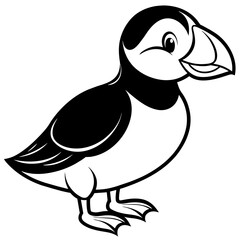 vector illustration of a duck