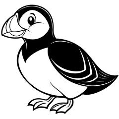 vector illustration of a duck