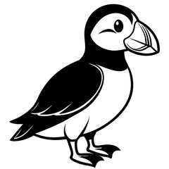 vector illustration of a duck