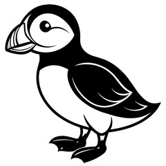 vector illustration of a duck