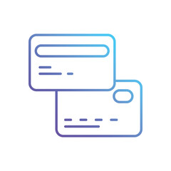 Credit Cards vector icon