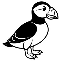 Fototapeta premium vector illustration of a duck