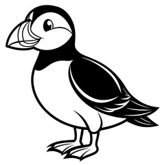 vector illustration of a duck