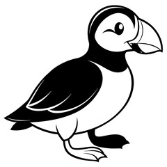 vector illustration of a duck