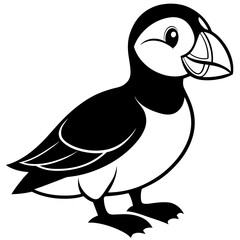vector illustration of a duck