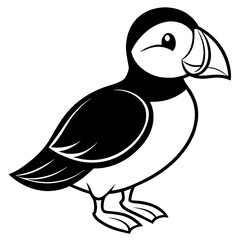 vector illustration of a duck