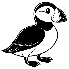 vector illustration of a duck