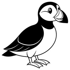 vector illustration of a duck