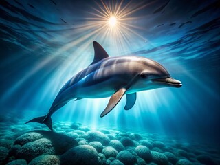Stunning Low Light Dolphin Fish Photography: Underwater Ocean Wildlife Images