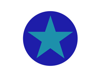 Military Star. Dallas Star. Star icons. Vector symbols star isolated on white background. Design template.