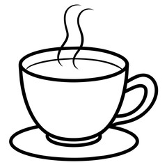 cup of coffee with milk