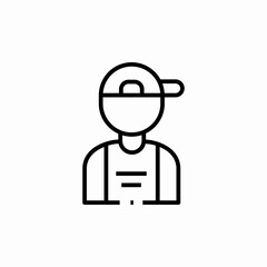 boy teenager icon sign vector