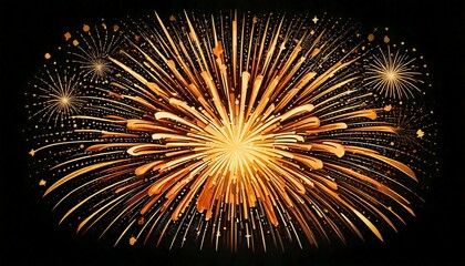 Generated image : feu d'artifice