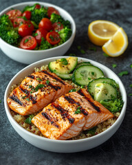 Grilled Salmon & Quinoa Salad: Healthy Elegance