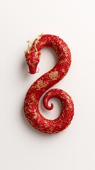 Modern Lunar New Year Dragon Design