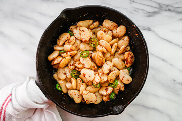 White Beans in a Skillet