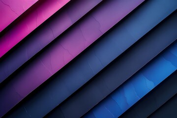 Obraz premium Abstract Diagonal Stripes Of Purple And Blue Hues