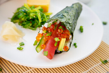 Tuna Sushi Hand Roll 