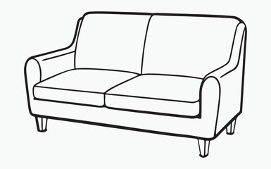 Sofa line icon