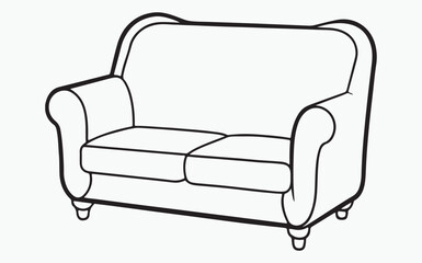 Sofa line icon