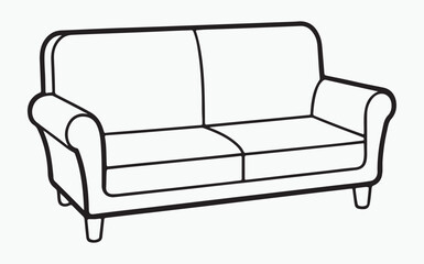 Sofa line icon