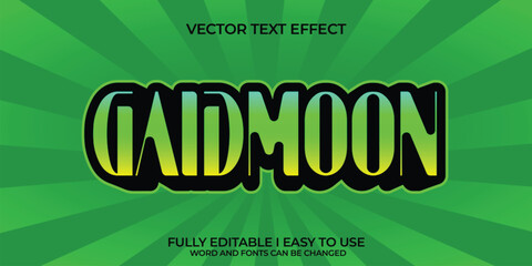 Vector 3D Editable Text Effect