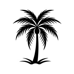 Obraz premium palm trees silhouettes