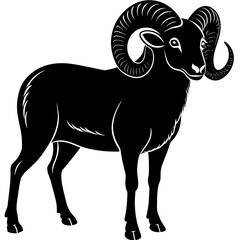 illustration of a goat
