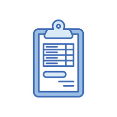 Clipboard vector icon