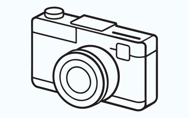 CAMERA LINE ART