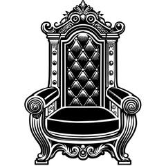 classic armchair illustration