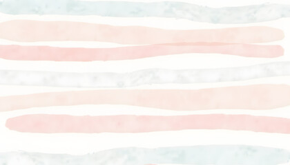 Fototapeta premium Pastel stripes with watercolor texture, creating a soft and cozy background