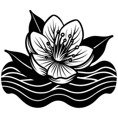 illustration of lotus flower