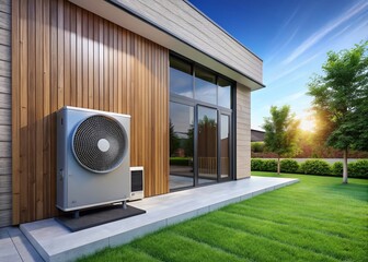 Sustainable Housing Heat Pump System: Minimalist Energy Efficiency Design