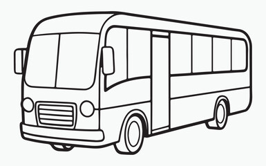 Bus line icon