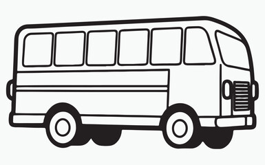 Bus line icon