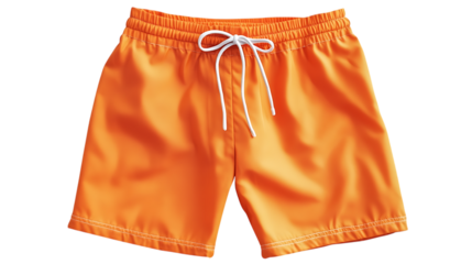 Men's shorts cloth on transparent background.
