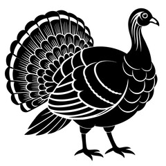 vector illustration of a turkey