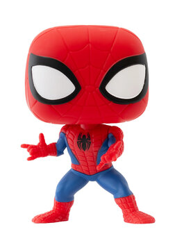  Dortmund - Deutschland 18. Dezember 2024 Funko Pop Figur Spiderman- Studio Aufnahme