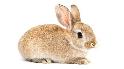 Obraz premium Rabbit outline drawing rodent isolated on a white background