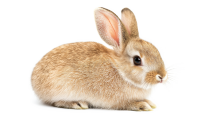 Rabbit outline drawing rodent isolated on a white background