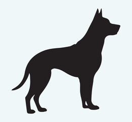 Dog silhouette icon