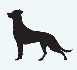 Dog silhouette icon